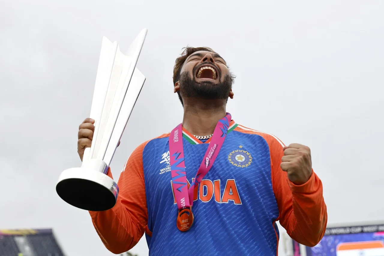 Pant with trophies