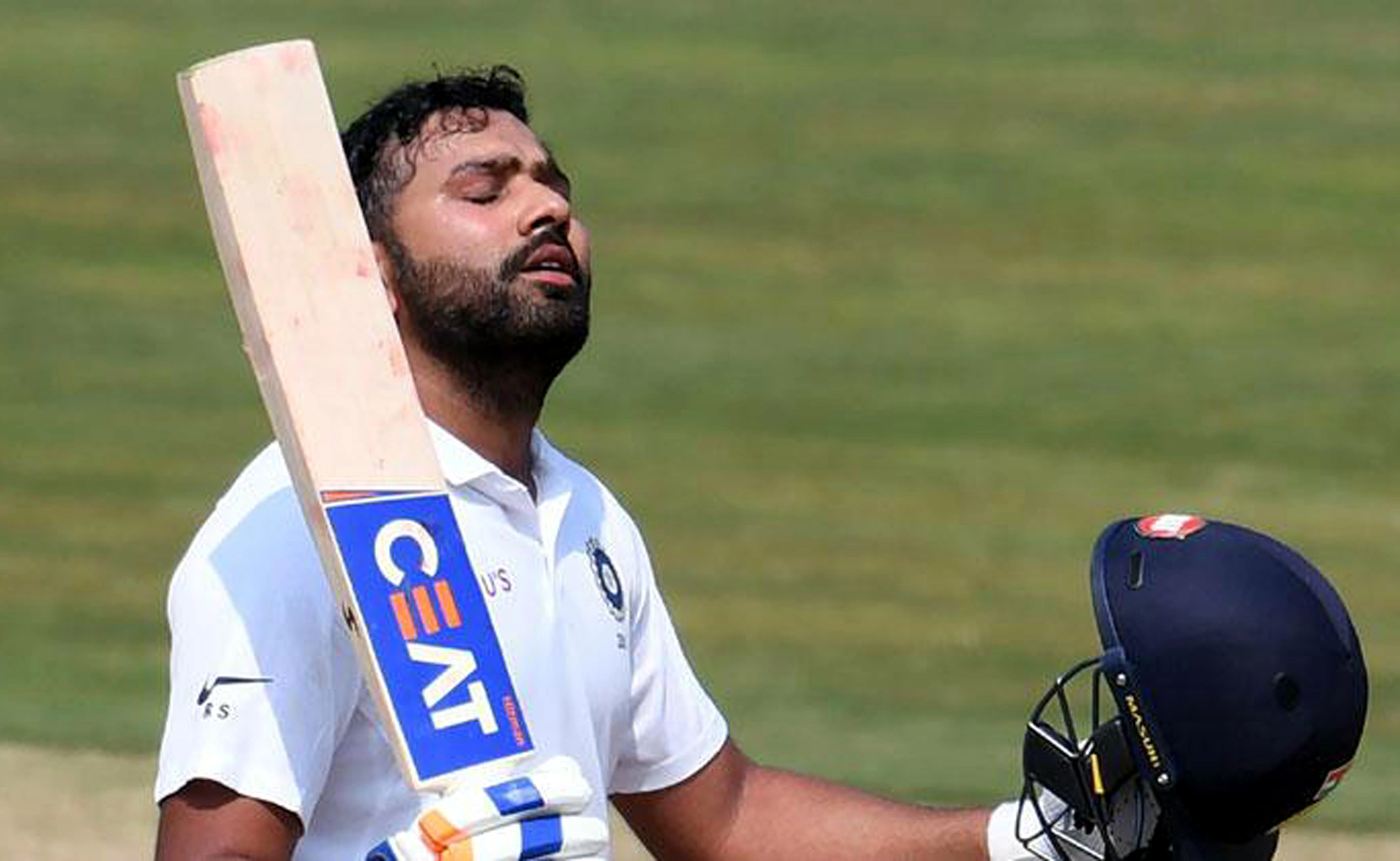 Rohit Sharma celebrating century vs South Africa
