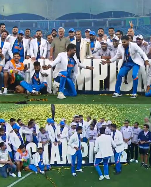 Shreyas celebrating with the Indian team