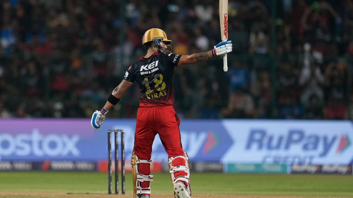 Kohli in RCB Jersey